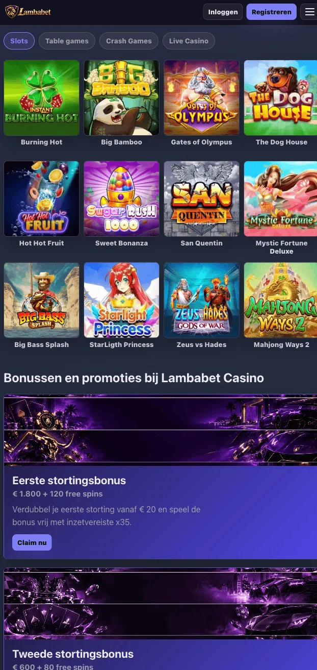 Εφαρμογή Lambabet Casino